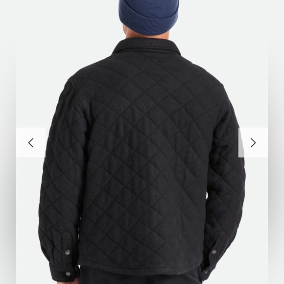 NWT - Brixton Men’s Cass Quilted Insulated Fleece Jacket - Size L - Picture 3 of 15